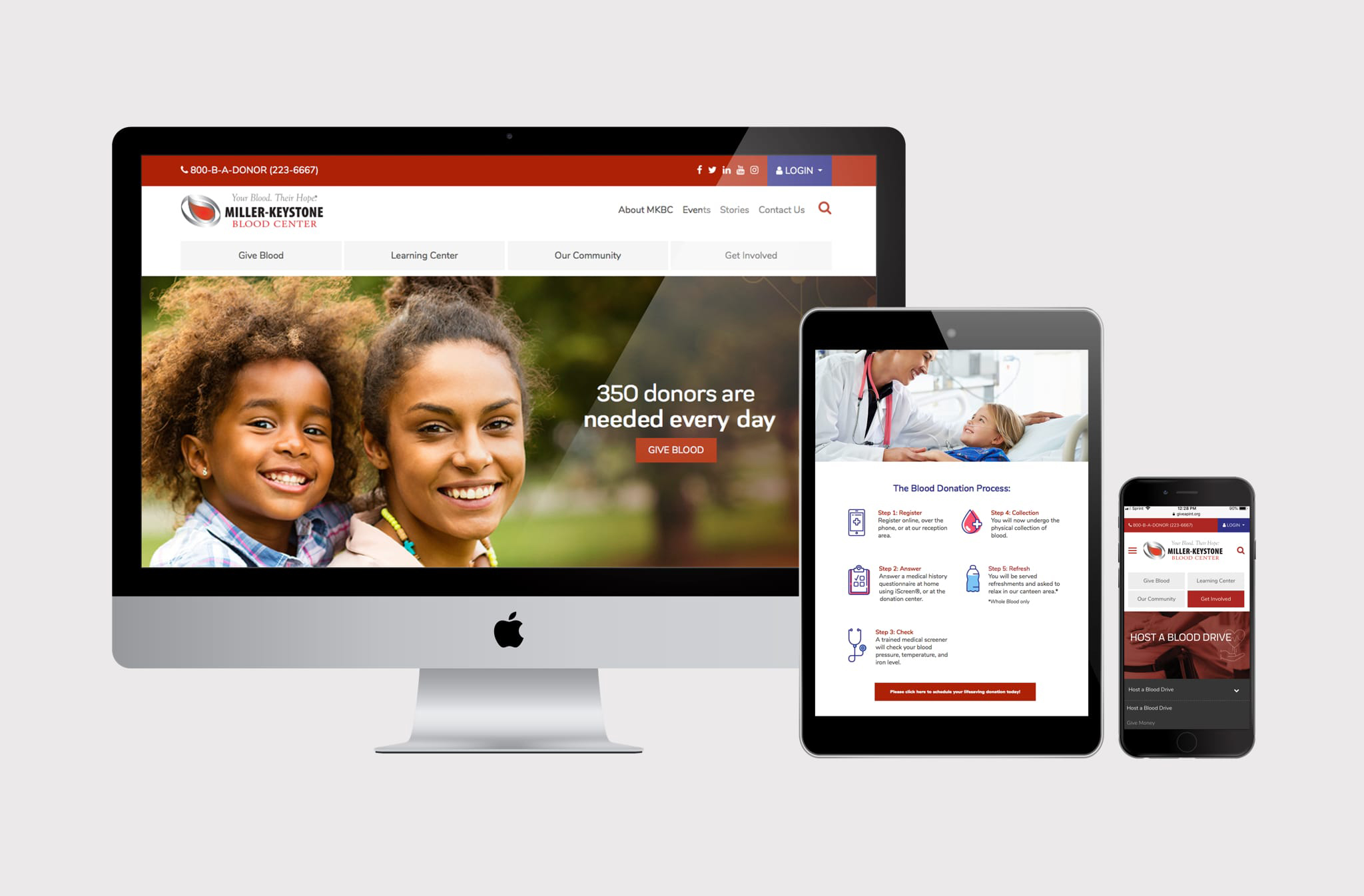 MILLER-KEYSTONE BLOOD CENTER WEBSITE