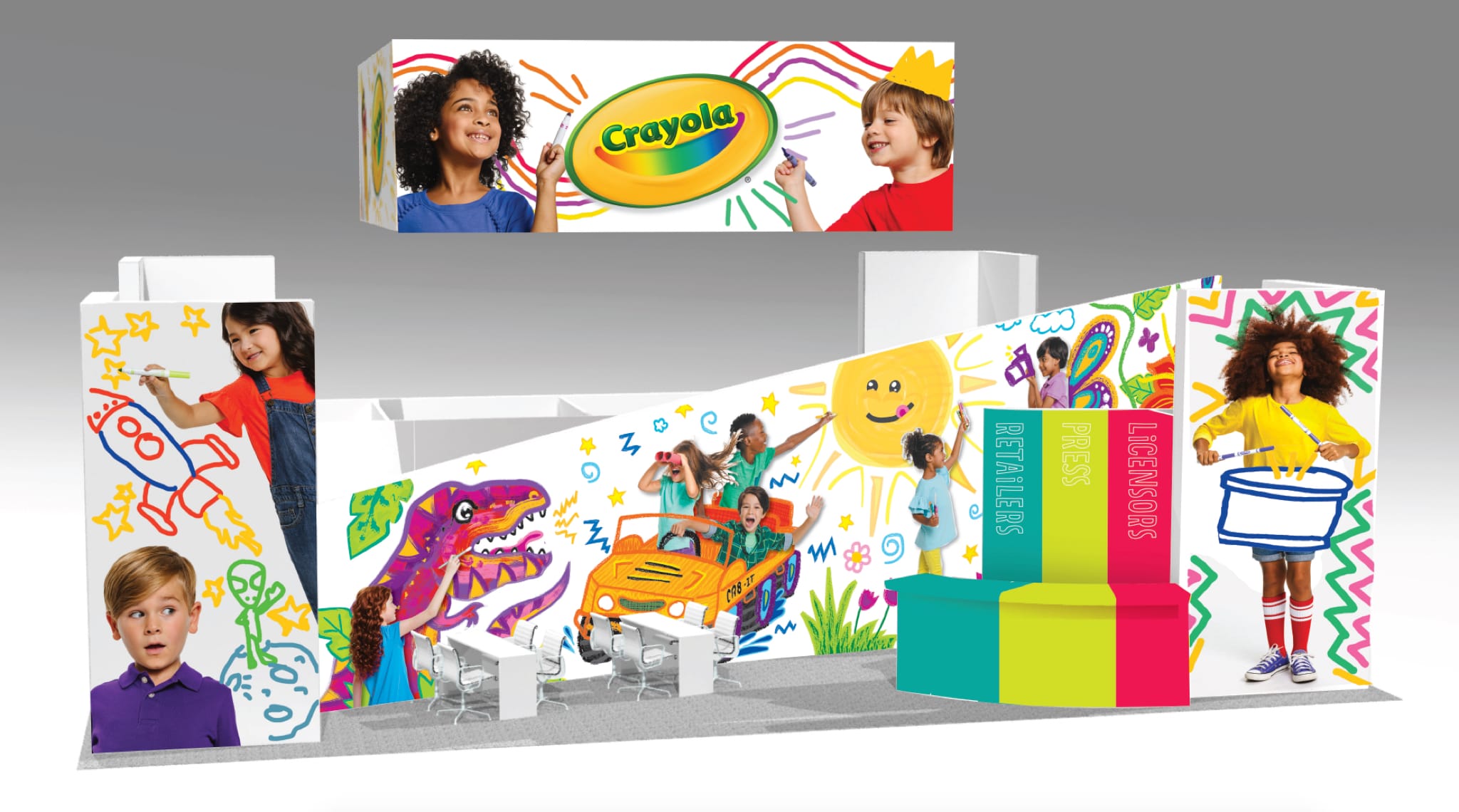 CRAYOLA NEW YORK TOY FAIR BOOTH