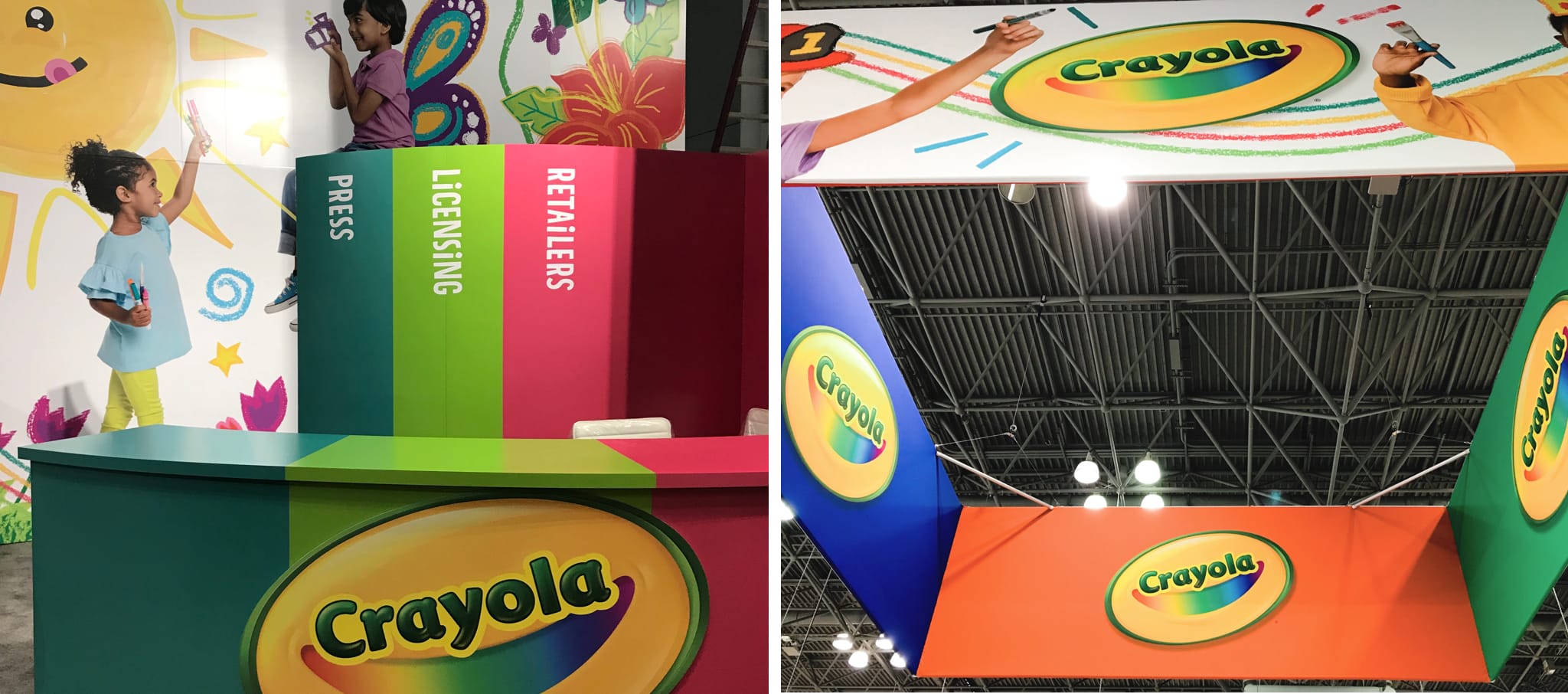 CRAYOLA NEW YORK TOY FAIR BOOTH