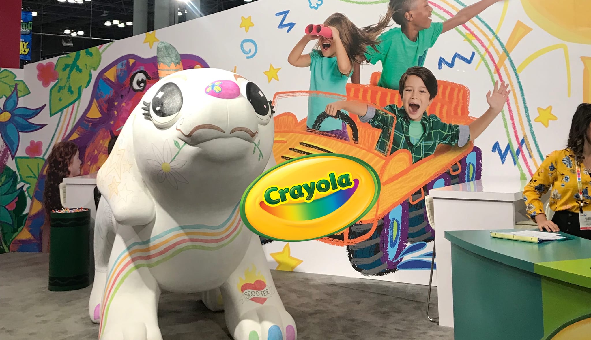 Crayola New York Toy Fair Booth