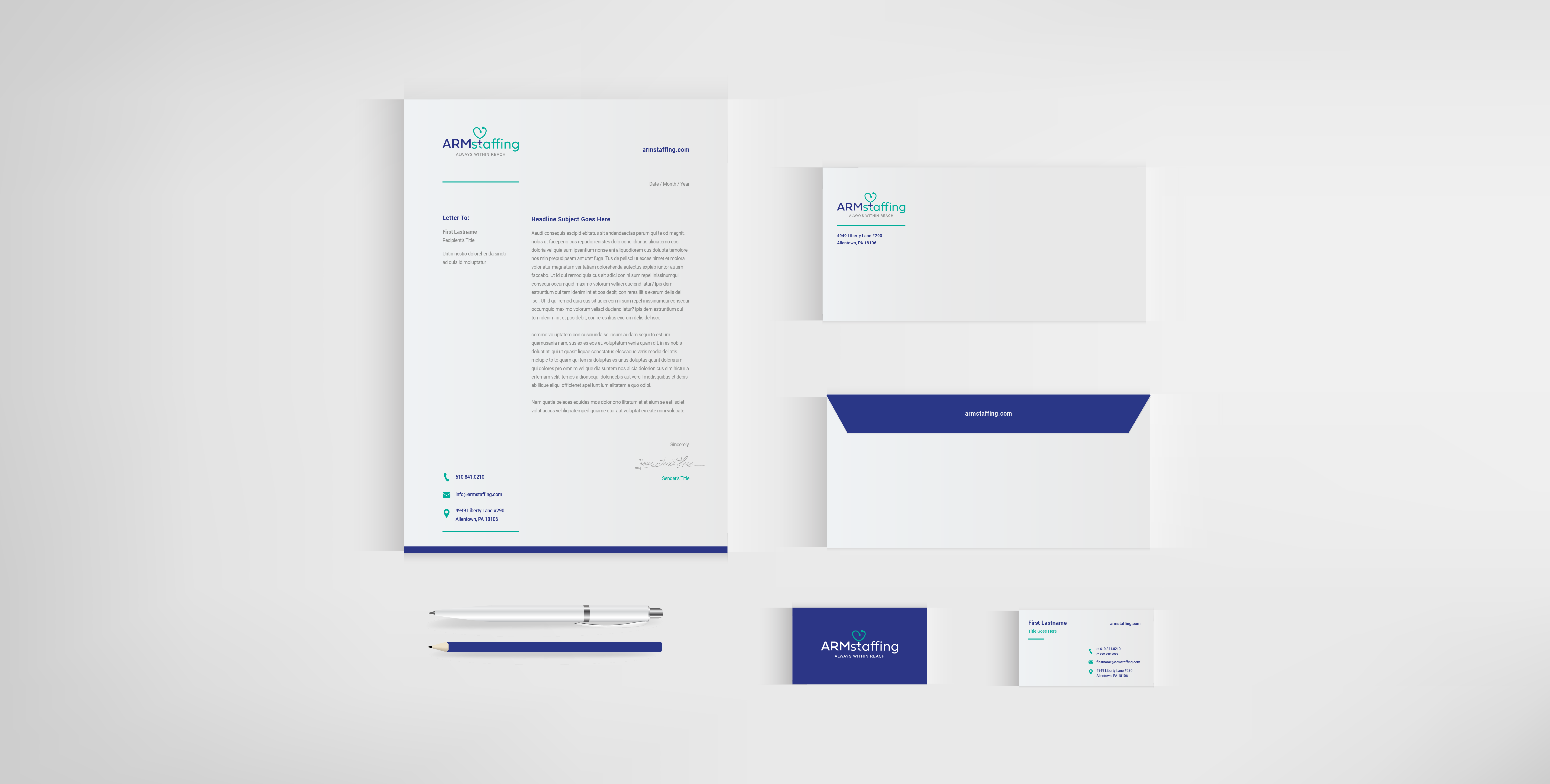 ArmStaffing Branding & Website