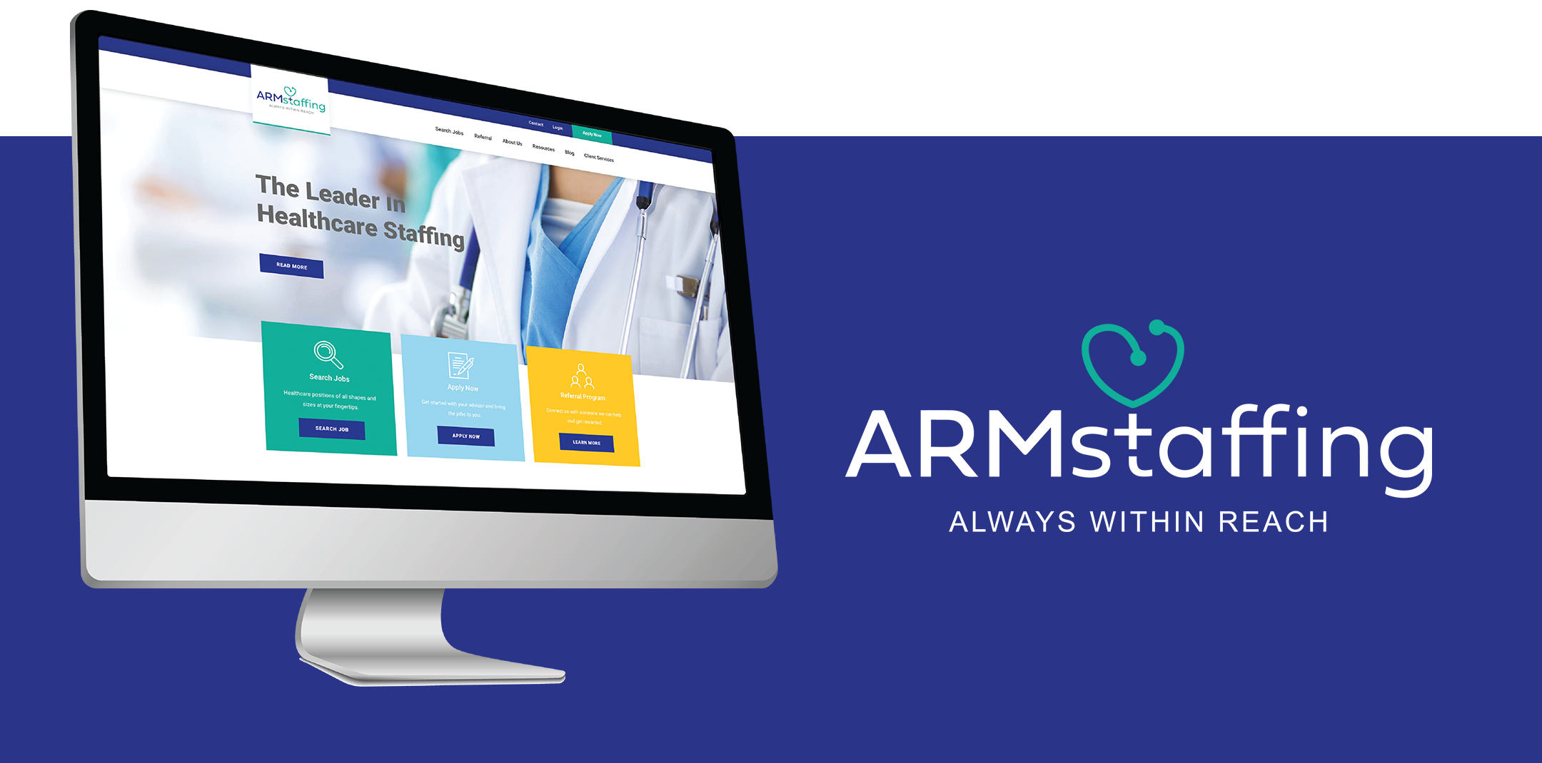 ArmStaffing Branding & Website